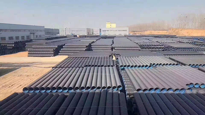 焦作-鄭北孔雀城綠化工程在羞羞视频免费版采購（gòu）PE波紋管及PE管（guǎn）件